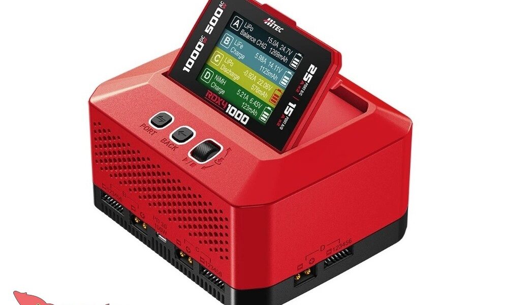 Hitec RC RDX4 1000 Four Port Battery Charger